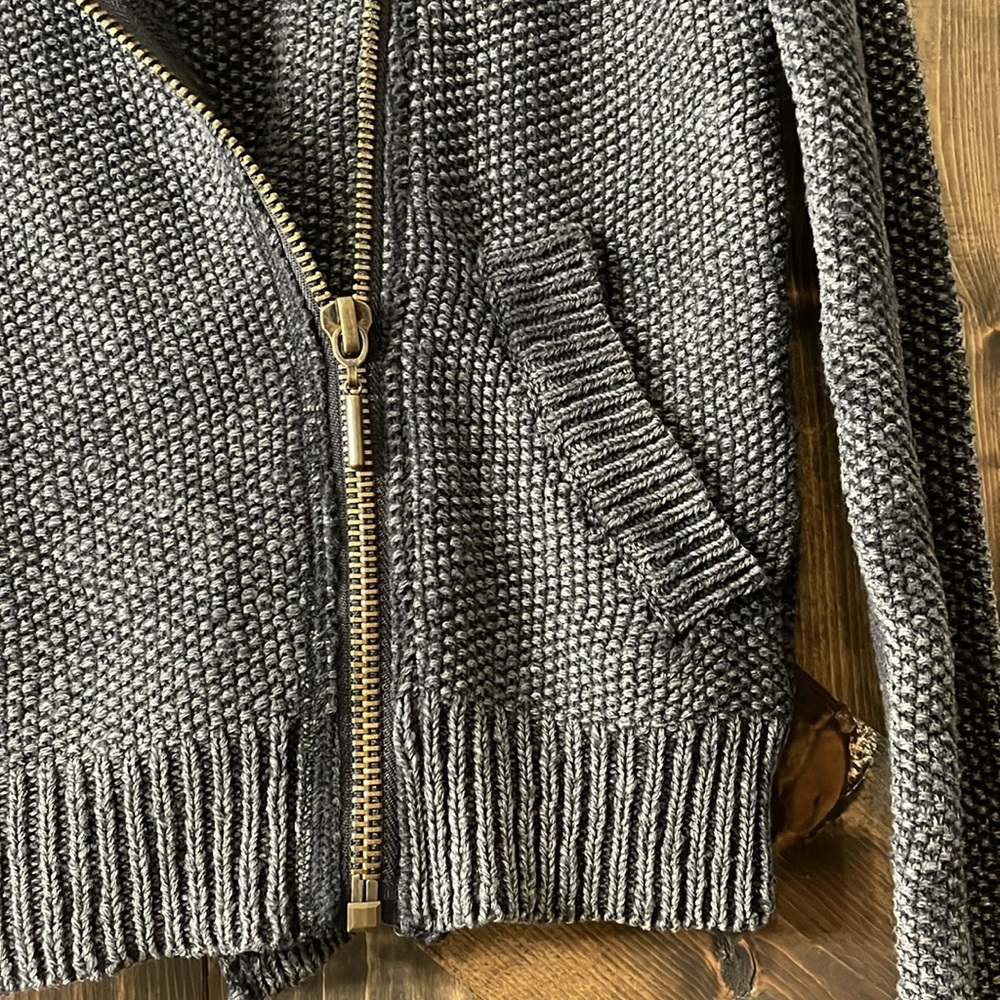 FREE PEOPLE Warm & Cool Knit Moto Jacket - Picture 10 of 13